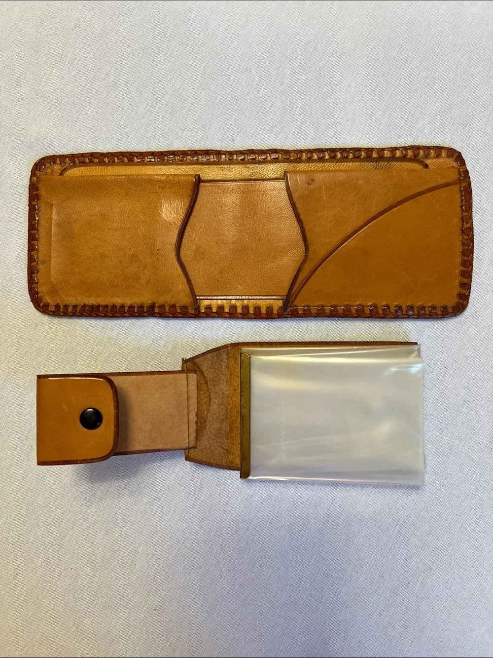 NEW Vintage Rolfs Hand Tooled Leather Wallet Billfold Embossed Western Buck Deer
